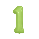 Цифра 1 Slim (40''/102см) Фисташка 1 шт._1