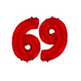 Цифра 6/9 (40"/102см) Красный 1 шт._1