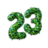 Цифра 23 (34''/86см) Февраль Камуфляж, в упаковке 2 шт._1