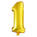 Мини-цифра 1 (16''/41см) Золото 1 шт._1