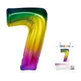 Цифра 7 (34''/86см) Радужный Градиент 1 шт._1