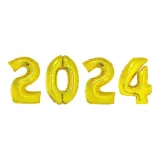 Цифры 2024 Год (34"/86см) Золото 1 шт._1