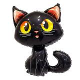 Фигура (36"/91см) Котёнок Черный 1 шт._1