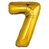 Цифра 7 (32''/81см) Золото 1 шт._1