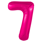 Цифра 7 Slim (40"/102см) Фуше 1 шт._1
