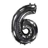 Цифра 6 (40"/102см) Черный 1 шт._1