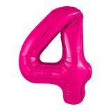 Цифра 4 Slim (40''/102см) Фуше 1 шт._1