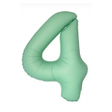 Цифра 4 Slim (34''/86 см) Мятный, Матовый, 1 шт_1