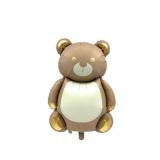 Фигура (35"/90 см) Медвежонок, Коричневый, Сатин, 1 шт_1