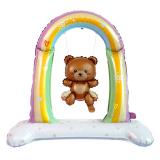 Фигура (39"/99см) Мишка на качелях 1 шт._1