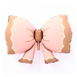 Фигура (37"/81см) Бантик Матовый, Розовый 1 шт._1