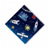 Салфетки "С Днем Рождения" Космос (33*33см) 12 шт._1