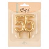 Свеча "Юбилейная 55" Золото 1 шт._1