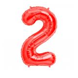 Цифра "2" (40"/102см) Красный 1 шт._1