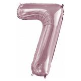 Цифра 7 Slim (34"/86см) Светло-розовый 1 шт._1