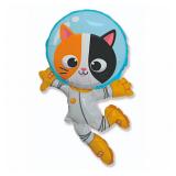 Мини-фигура (14"/36см) Котик-астронавт 1 шт._1