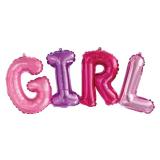 Надпись "Girl" (43''/109см) Разноцветная 1 шт. _1