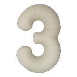 Цифра, 3 Slim (34''/86 см) Кремовый Латте, Матовый, 1 шт._1