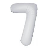 Цифра 7 (34"/86см) Slim, Белый матовый, 1 шт. _1