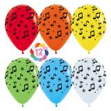 Музыкальные ноты (12''/30см) Ассорти 50 шт._1