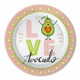 Тарелки "Love Авокадо" (18см) 6 шт._1