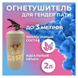 Огнетушитель с Краской Холи Лайк, в коробке, Бежевый, Синий, 2 л. _1