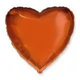 Сердце (18"/46см) Кирпичный 1 шт._1