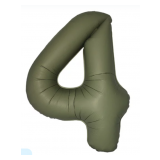 Цифра (34''/86 см) 4 Slim, Оливковый, Матовый, 1 шт_1