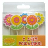 Свечи "Цветы" 5 шт._1