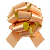Бант-шар "Бронза" Матовый металл (21см) 1 шт._1