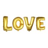 Мини-надпись (6''/16см) LOVE Золото 1 шт._1