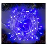Гирлянда "Нить" с насадками (8 режимов/10м/100 LED) свечение синее 1 шт._1