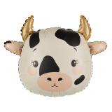 Фигура (27''/69 см) Корова, Золотые рожки, Сатин, 1 шт_1
