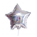 Мини-звезда (10"/25см) Серебро Голография, 1 шт._1