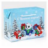 Пакет-коробка С Новым годом, 23*18*11 см, 1 шт_1