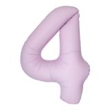 Цифра 4 Slim (34''/86 см) Светло-розовый, Матовый, 1 шт._1