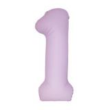 Цифра 1 Slim (34"/86см) Светло-розовый, Матовый, 1 шт. _1