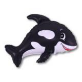 Фигура (35"/89см) Дружелюбный кит, Черный 1 шт._1