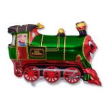 Фигура (31"/79см) Поезд, Зеленый 1 шт._1