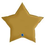 Звезда (36''/91 см) Золото Сатин, 1 шт. в уп._1