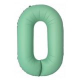 Цифра 0 Slim (34''/86 см) Мятный 1 шт._1