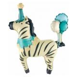 Мини-фигура (15"/38см) Цирк, Зебра в колпачке 1шт._1