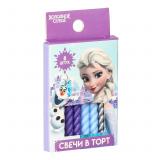 Свечи "С Днем Рождения, Холодное сердце" Витые 8 шт._1