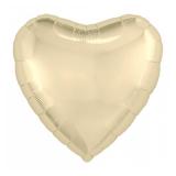 Сердце (18"/46см) Молочное 1 шт._1