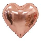 Мини-сердце (5"/12,5см) Розовое золото, 1шт._1