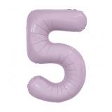 Цифра 5 Slim (40"/102см) Орхидея, 1 шт._1