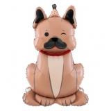 Фигура 3D (39''/99 см) Бульдог в колпачке, 1 шт. в уп._1