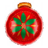 Фигура (26''/66 см) Новогодний шар, Красный, 1 шт_1