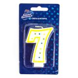 Свеча "7" Классика 1 шт._1