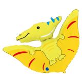 Фигура (34''/86см) Динозавр Птеродактиль, Желтая 1шт. _1
